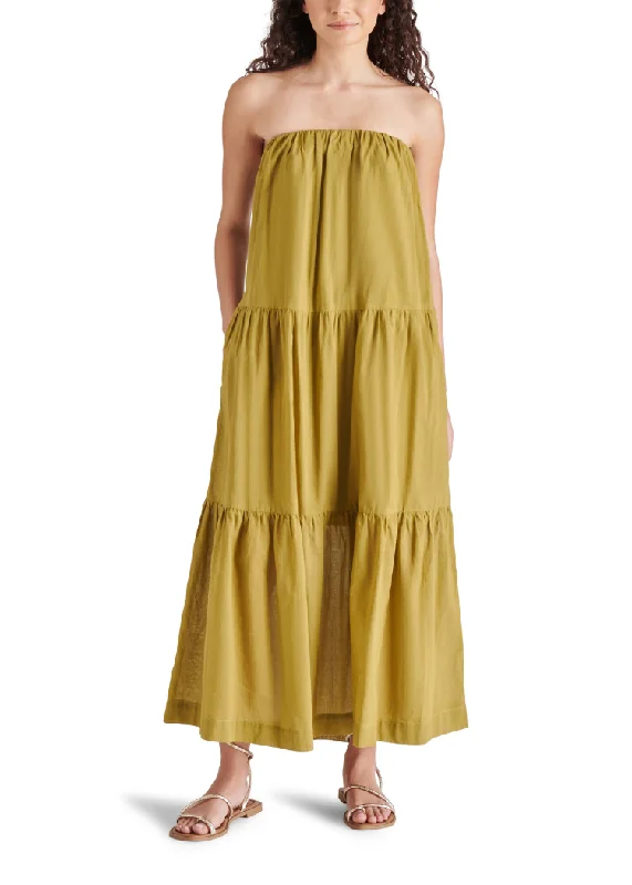 Floral Printed Casual Dresses for Summer Steve Madden Oceane Dress- Green Moss ***FINAL SALE*** Floral Printed Casual Dresses for Summer Steve Madden Oceane Dress- Green Moss ***FINAL SALE***