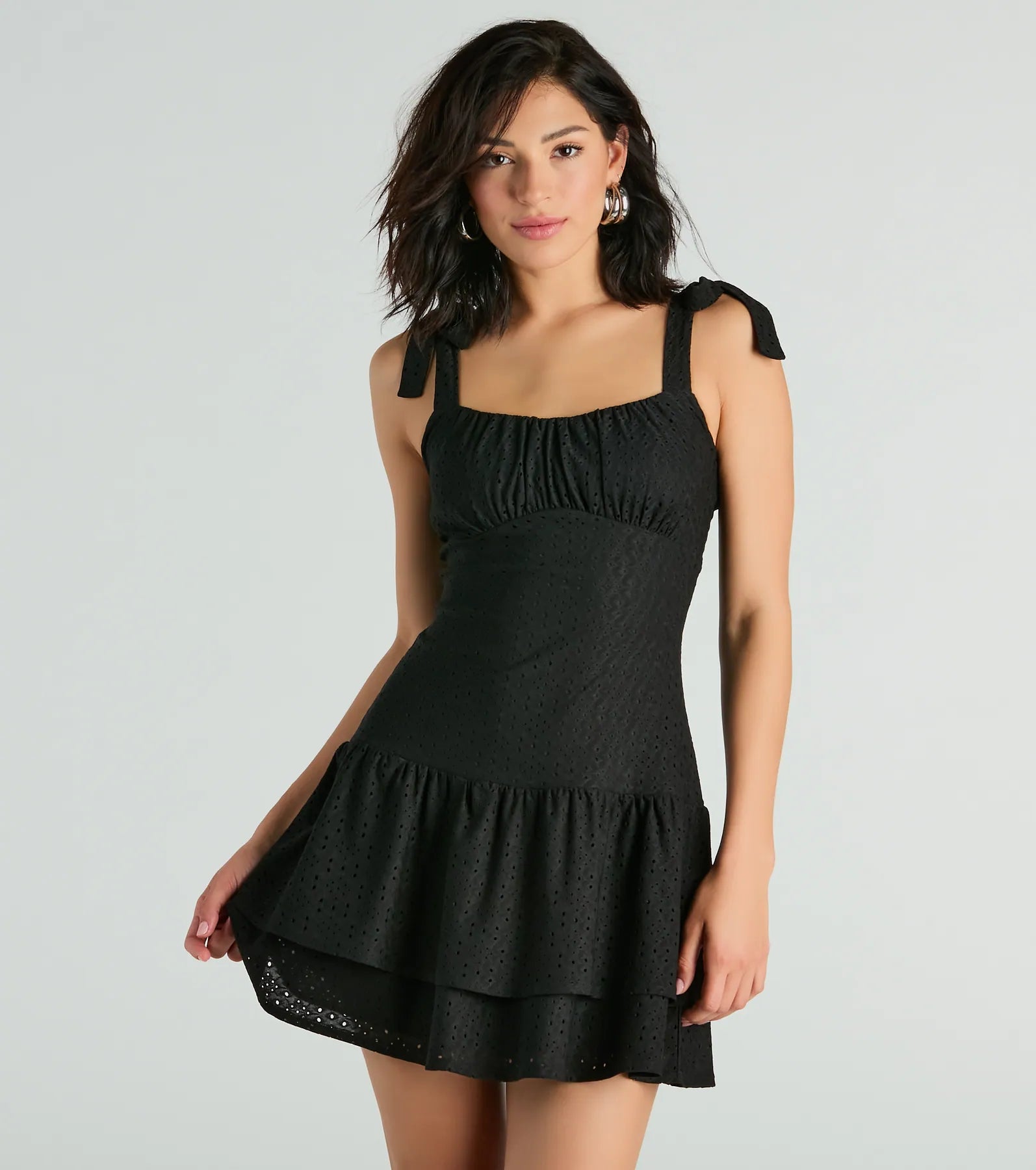 Anti - Wrinkle Casual Dresses for Easy Maintenance More Than Sweet Tie Strap Fit-And-Flare Dress Anti - Wrinkle Casual Dresses for Easy Maintenance More Than Sweet Tie Strap Fit-And-Flare Dress