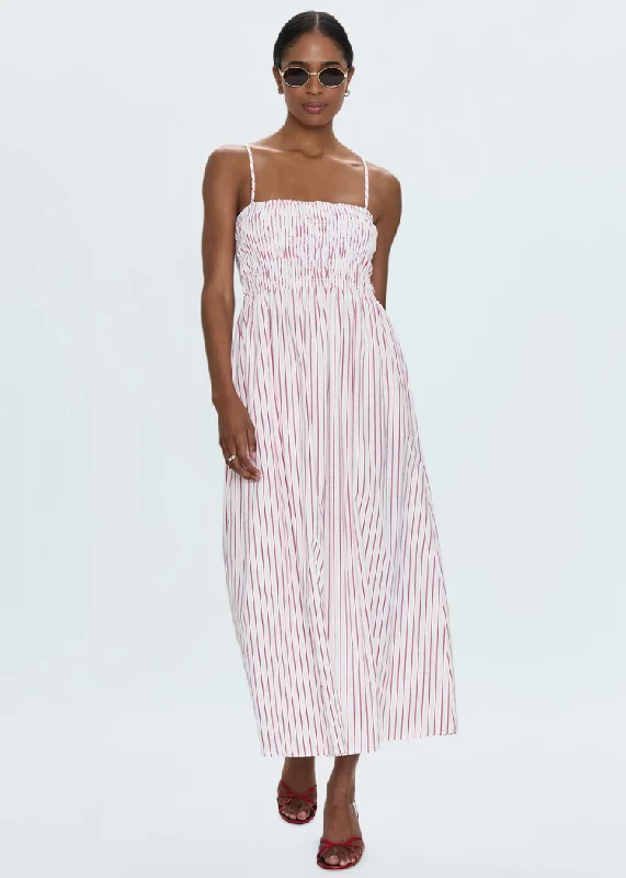 Party Casual Dresses for a Night Out​ Pistola Bianca Dress - Ruby Stripe
