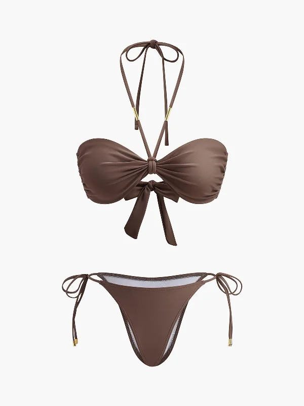 Concert - Wear Casual Dresses with a Fun Style​ Bow Knot Bikini Set