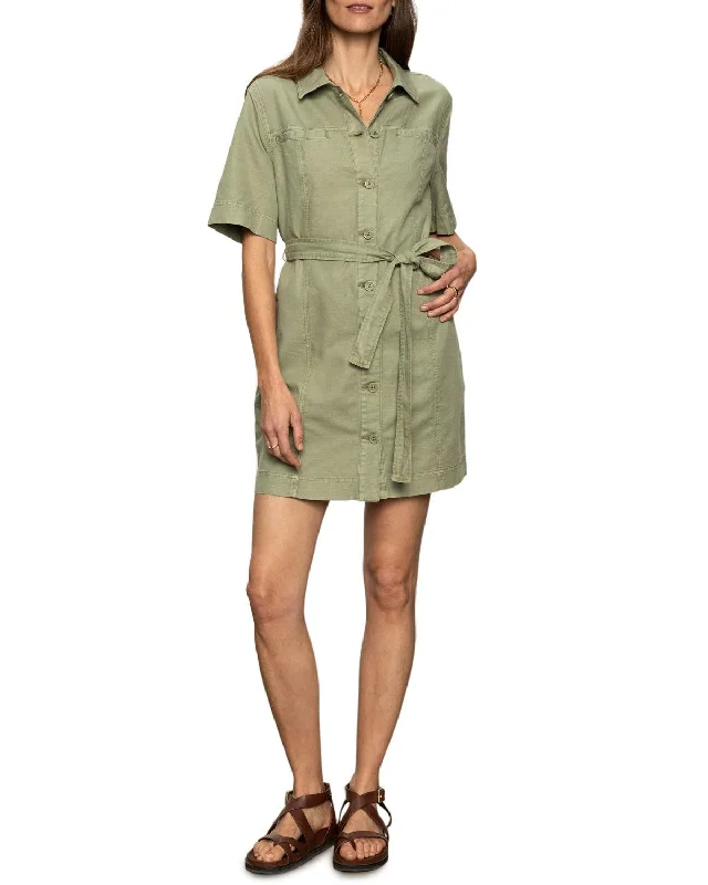 Petite - Sized Casual Dresses for Smaller Frames​ Sanctuary Alma Surplus Dress- Sage
