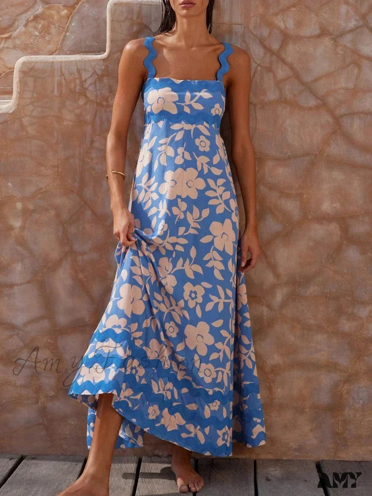 Ombre - Dyed Casual Dresses for a Gradient Effect Amy Fashion - Summer Holiday Elegant Vintage Sling Long Maxi Boho Dress Ombre - Dyed Casual Dresses for a Gradient Effect Amy Fashion - Summer Holiday Elegant Vintage Sling Long Maxi Boho Dress