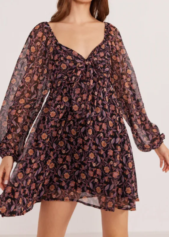 Pocket - Equipped Casual Dresses for Practicality MINKPINK Regal Babydoll Mini Dress- Ditsy Floral ***FINAL SALE*** Pocket - Equipped Casual Dresses for Practicality MINKPINK Regal Babydoll Mini Dress- Ditsy Floral ***FINAL SALE***