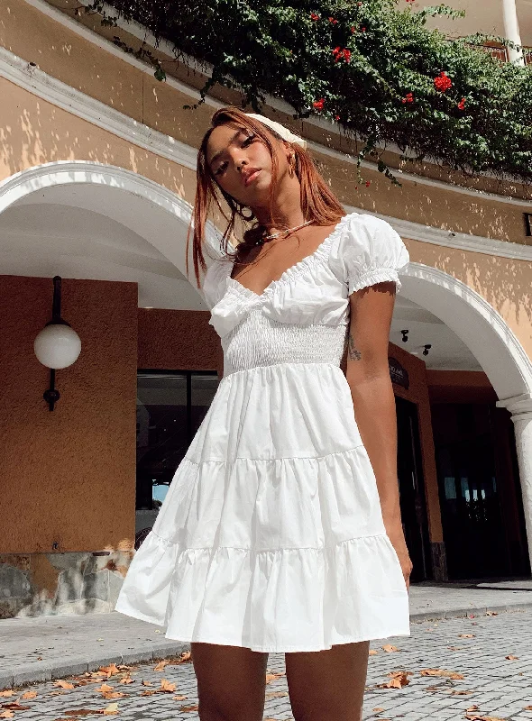 Home - Wear Casual Dresses for Comfort at Home​ Daniela Mini Dress White