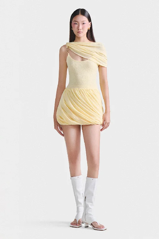 Beaded Casual Dresses for a Decorative Touch​ Hera Drape Mini Dress