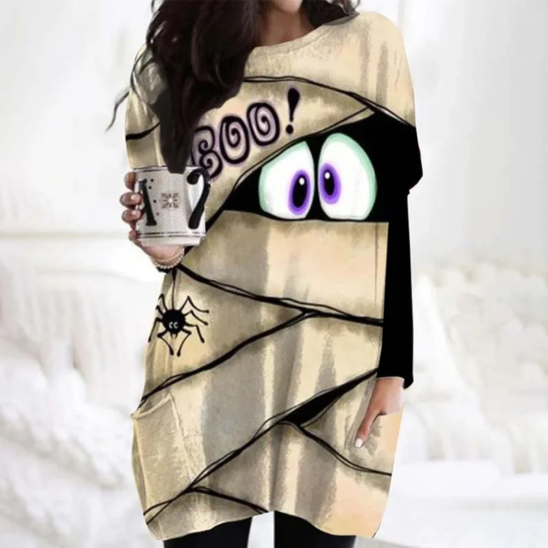 Metallic mini dresses for a glamorous event Vintage Printed Shirt Dress