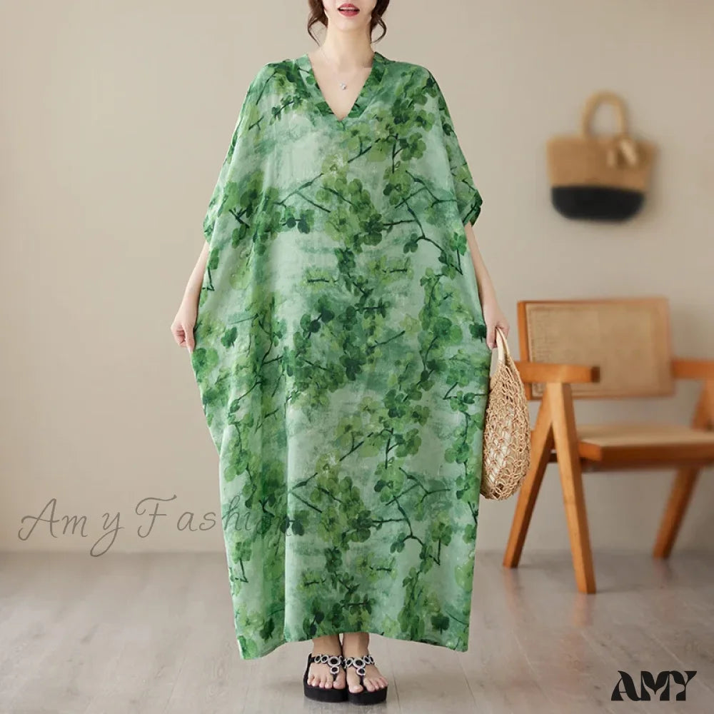Office - Appropriate Casual Dresses with a Professional Edge Amy Fashion - Tie Dye Floral Printed Batwing Sleeve Boho Dress Office - Appropriate Casual Dresses with a Professional Edge Amy Fashion - Tie Dye Floral Printed Batwing Sleeve Boho Dress