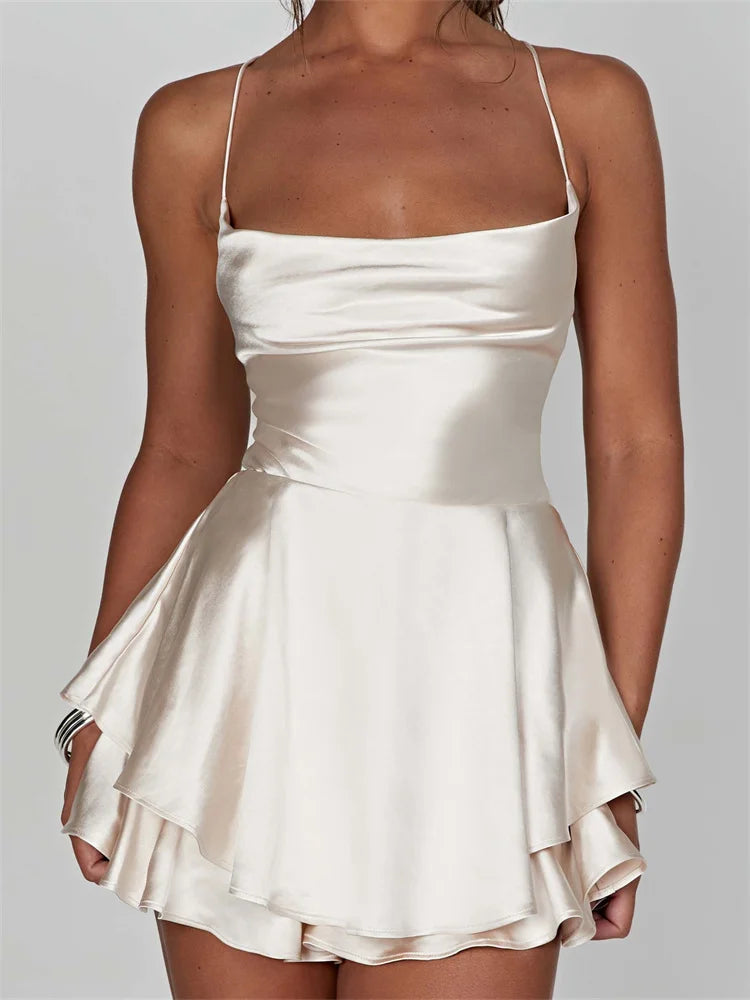Leather mini dresses for a edgy style FashionSierra - 2024 Sleeveless Strap A-Line Party Club Mini Dress Leather mini dresses for a edgy style FashionSierra - 2024 Sleeveless Strap A-Line Party Club Mini Dress