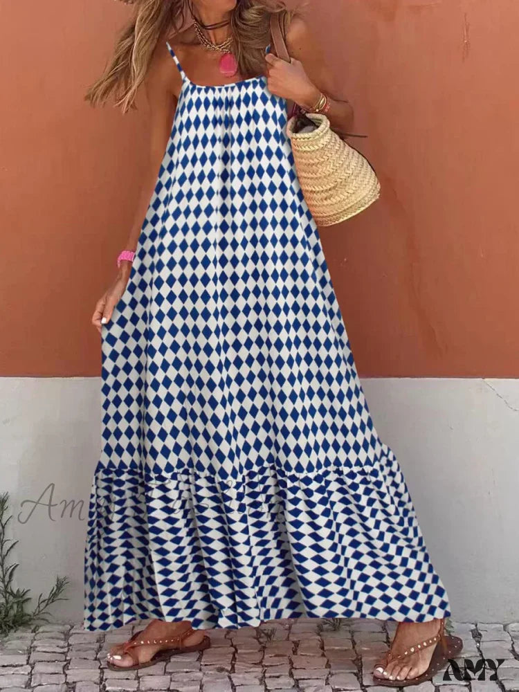 Neon - Colored Casual Dresses for a Trendy Look Amy Fashion - New Sleeveless Print Summer Spaghetti Strap Boho Dress Neon - Colored Casual Dresses for a Trendy Look Amy Fashion - New Sleeveless Print Summer Spaghetti Strap Boho Dress