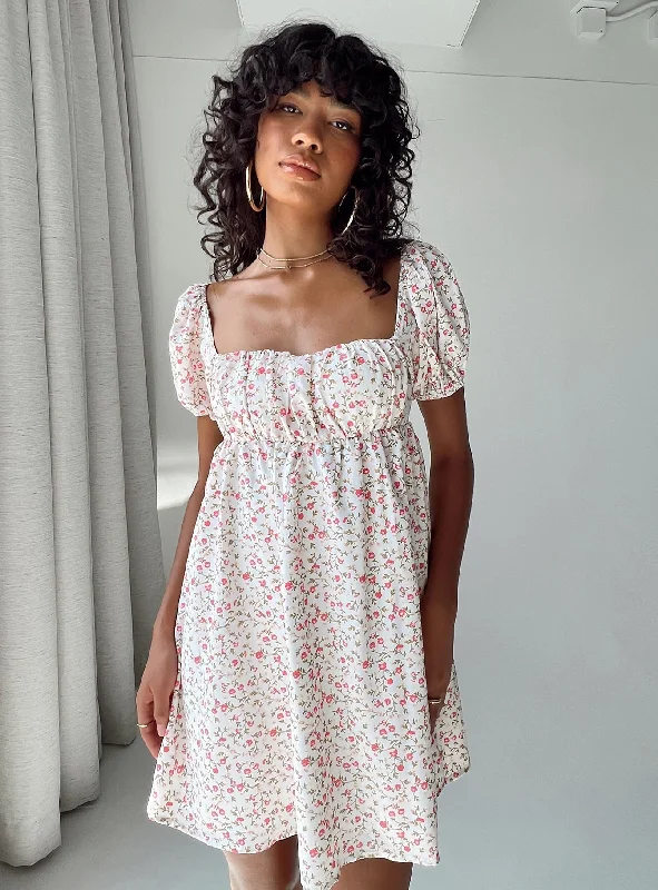 A - Line Casual Dresses for a Flattering Silhouette Let's Dance Mini Dress Pink Floral A - Line Casual Dresses for a Flattering Silhouette Let's Dance Mini Dress Pink Floral