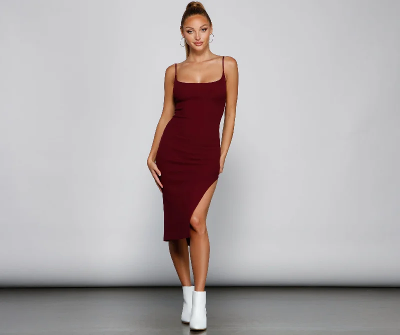 Machine - Washable Casual Dresses for Hassle - Free Care Chic And Seamless Midi Sweater Dress Machine - Washable Casual Dresses for Hassle - Free Care Chic And Seamless Midi Sweater Dress