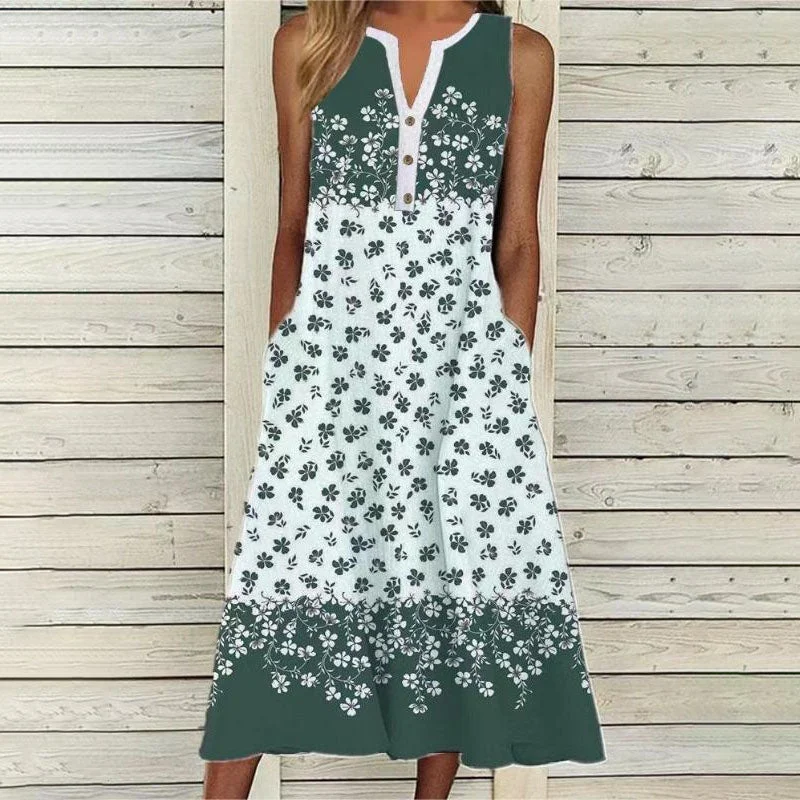 Mini dresses with mesh panels for a sexy and trendy look Casual Floral Sleeveless Dress