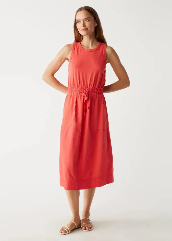 Weekend - Wear Casual Dresses for a Laid - Back Look Michael Stars Wilhelmina Midi Dress - Spritz ***FINAL SALE*** Weekend - Wear Casual Dresses for a Laid - Back Look Michael Stars Wilhelmina Midi Dress - Spritz ***FINAL SALE***
