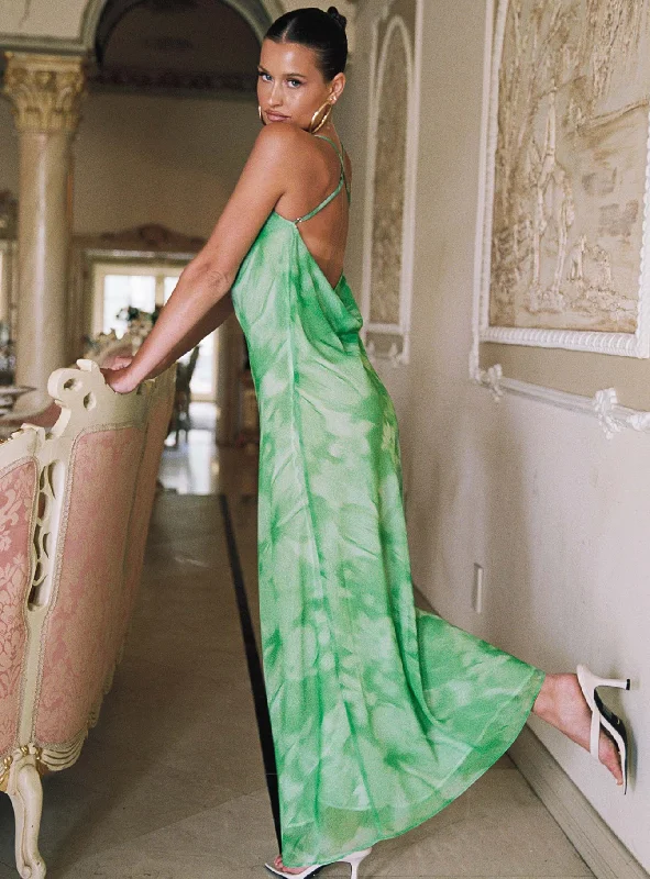 Plus - Size Casual Dresses for a Comfortable Fit​ Pantano Maxi Dress Green