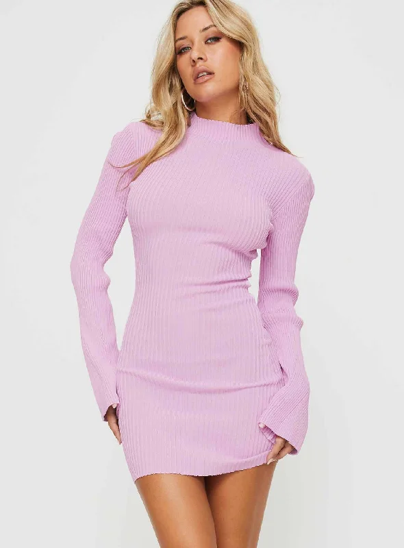 Mini dresses with mesh panels for a sexy and trendy look Bellimo Long Sleeve Mini Dress Pink Mini dresses with mesh panels for a sexy and trendy look Bellimo Long Sleeve Mini Dress Pink