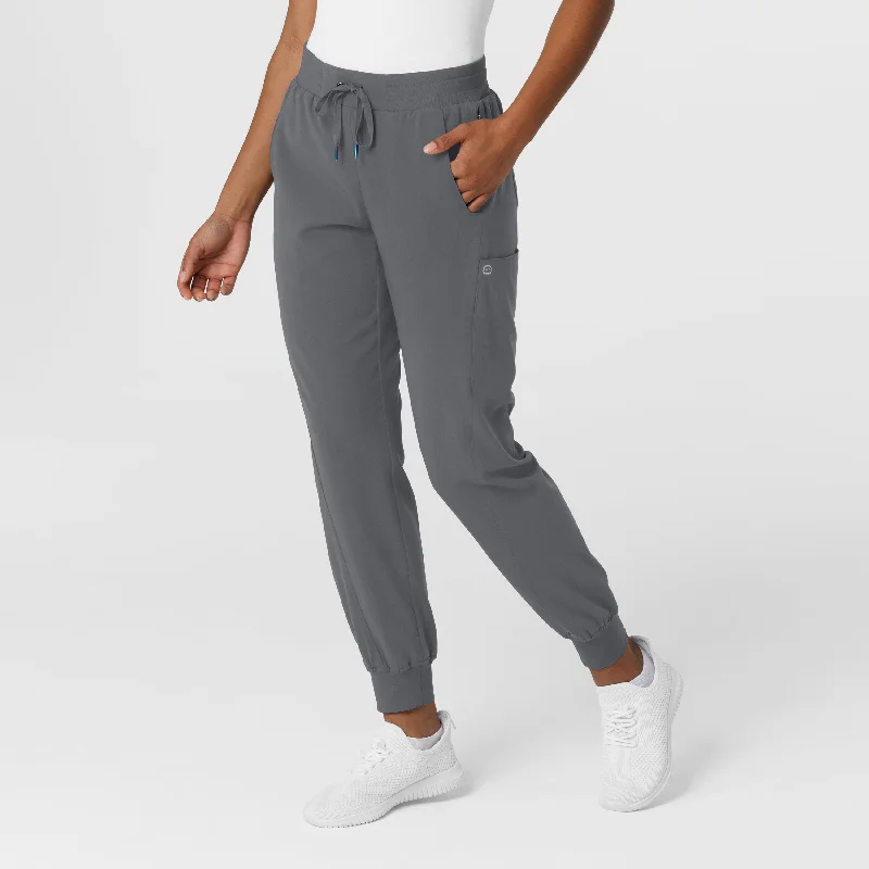 Lounge - wear sweater pants for relaxation at home​ Aero Remix Women's Cargo Jogger Scrub Pant - Pewter