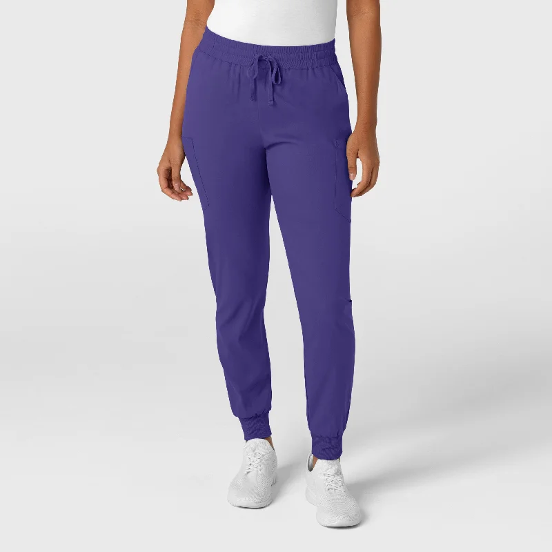 Moisture - wicking sweater pants for sports​ Boundless Women's Jogger Scrub Pant - Grape