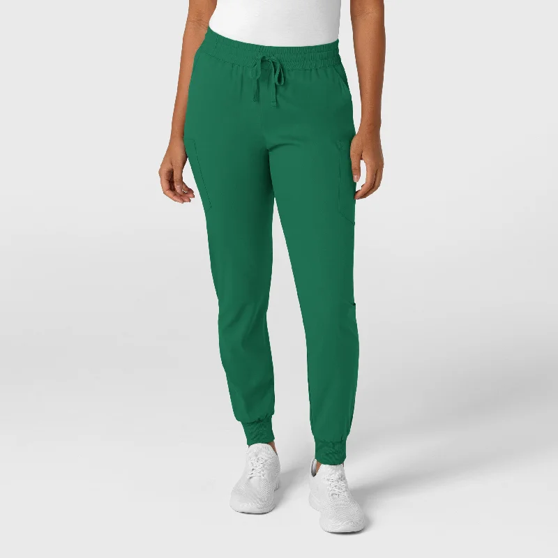 Breathable sweater pants for all - day comfort​ Boundless Women's Jogger Scrub Pant - Hunter