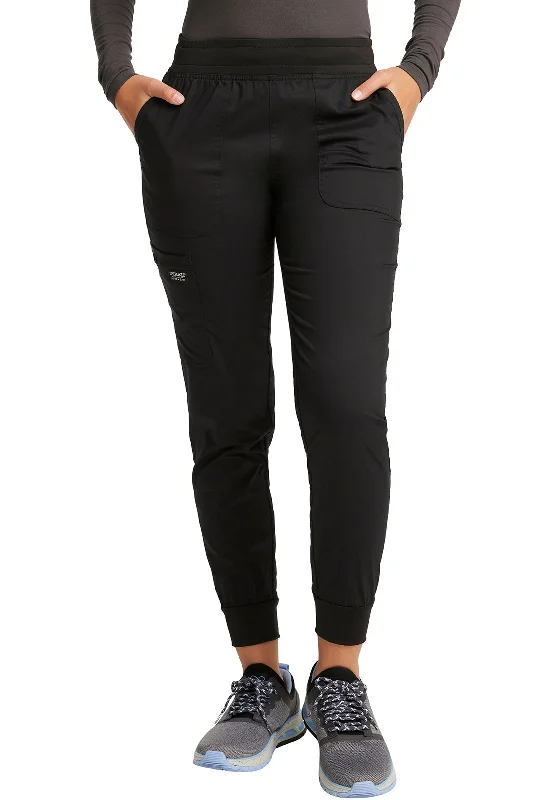 Striped sweater pants for a classic pattern​ Cherokee Revolution WW115 Women's Jogger Pant - TALL