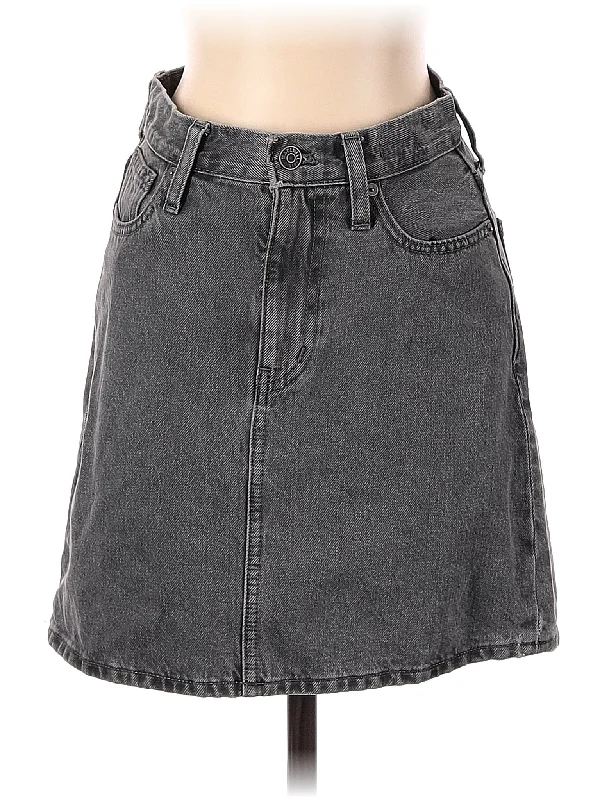 Dark - wash denim skirts for a more formal look Denim Skirt