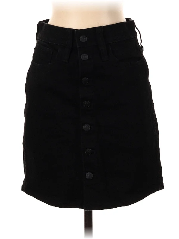 Dark - wash denim skirts for a more formal look Denim Skirt