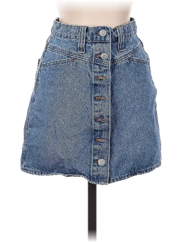 Denim skirts with pockets for functionality Denim Skirt