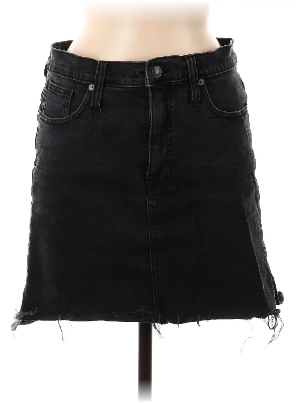 Denim skirts with sneakers for a sporty look Denim Skirt