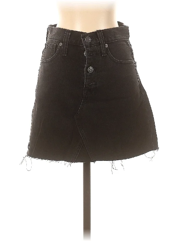 Flared denim skirts for a retro charm Denim Skirt