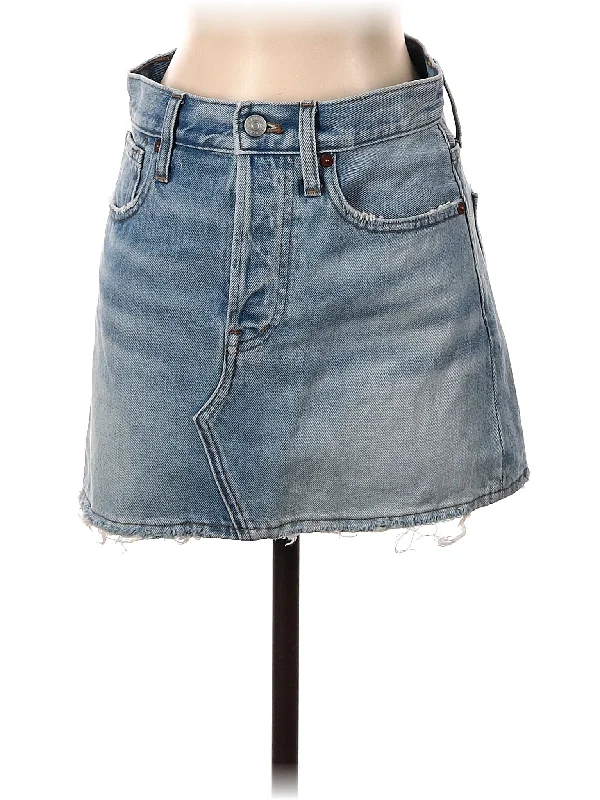Denim skirts for office wear with a professional touch Denim Skirt