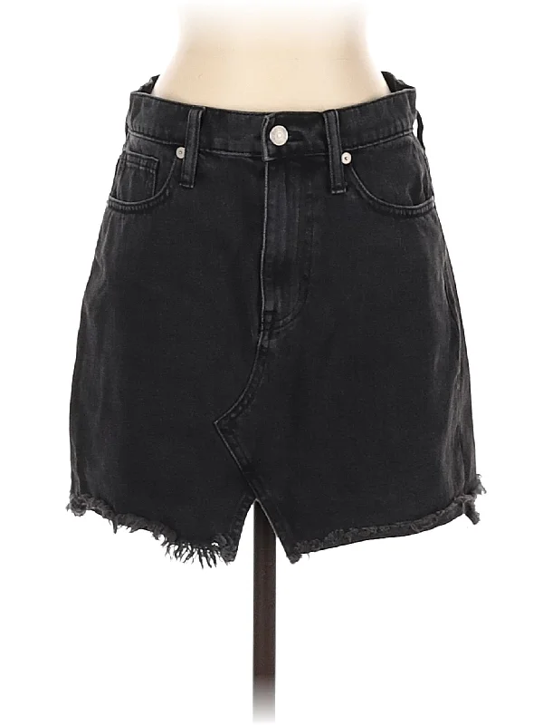 Denim skirts with patchwork details Denim Skirt