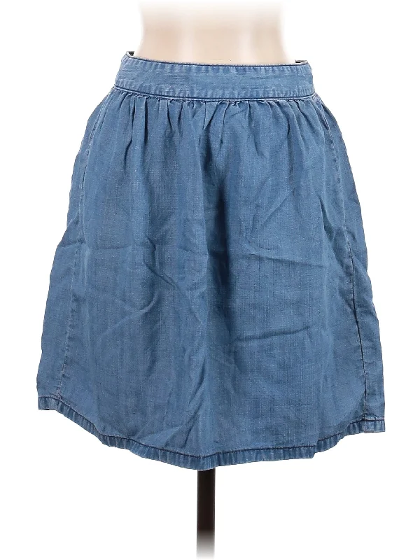 Black denim skirts for a versatile option Denim Skirt