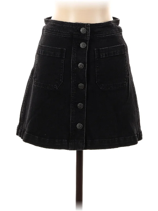 Denim skirts with patchwork details Denim Skirt