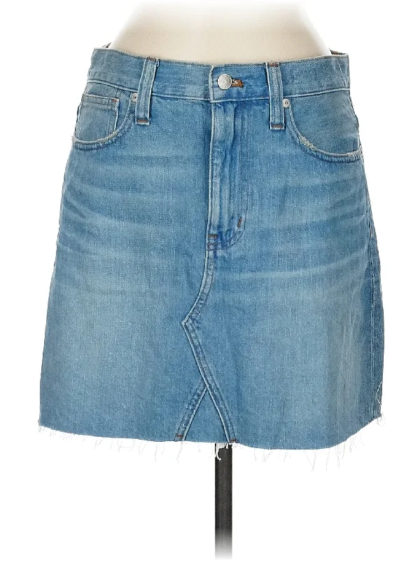 Acid - wash denim skirts for a vintage touch Denim Skirt