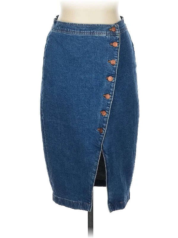 Black denim skirts for a versatile option Denim Skirt