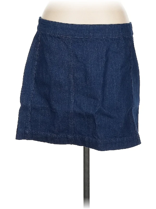 Dark - wash denim skirts for a more formal look Denim Skirt