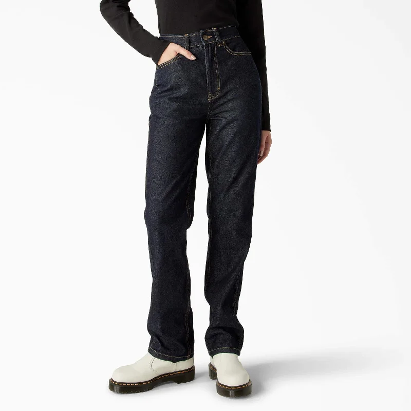 High - waisted women jeans for a flattering silhouette Dickies Women’s Houston Regular Fit Jeans High - waisted women jeans for a flattering silhouette Dickies Women’s Houston Regular Fit Jeans