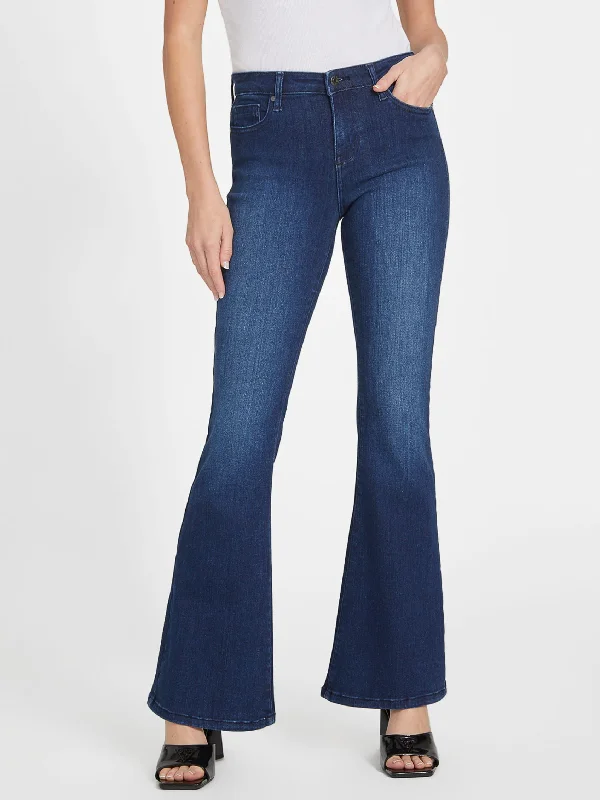 Straight - leg women jeans with a classic and timeless appeal Eco Sharona Mid-Rise Flare Jeans Straight - leg women jeans with a classic and timeless appeal Eco Sharona Mid-Rise Flare Jeans