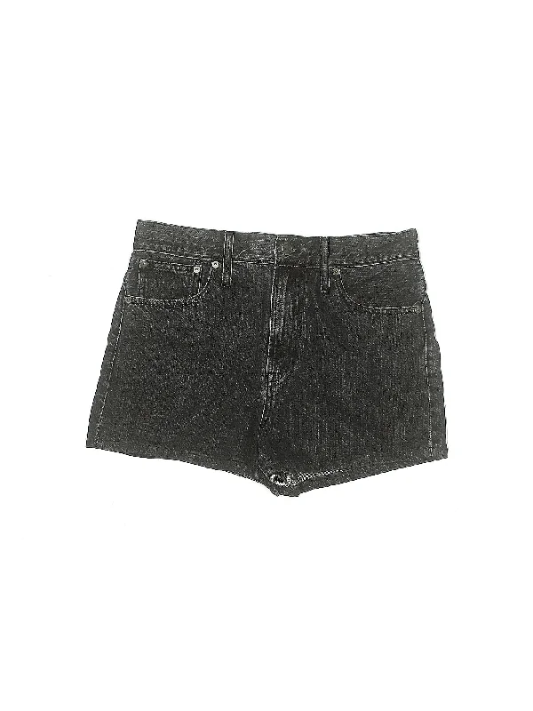 Women's Leather - Look Faux Leather Shorts in Black for an Edgy and Bold Appearance High-Rise Denim Shorts in Dark Wash Women's Leather - Look Faux Leather Shorts in Black for an Edgy and Bold Appearance High-Rise Denim Shorts in Dark Wash