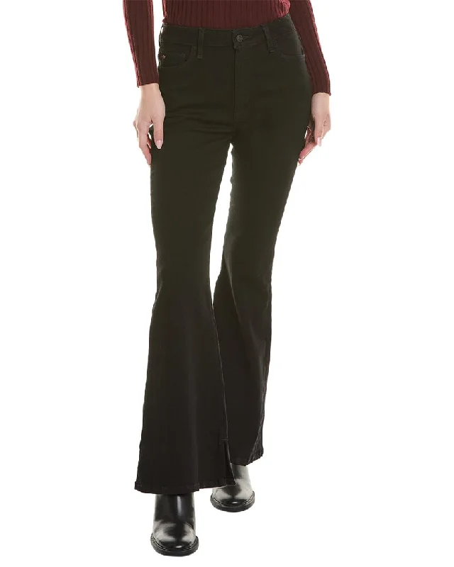 Acid - wash women jeans with a retro finish HUDSON Jeans Heidi Black High-Rise Flare Jean Acid - wash women jeans with a retro finish HUDSON Jeans Heidi Black High-Rise Flare Jean
