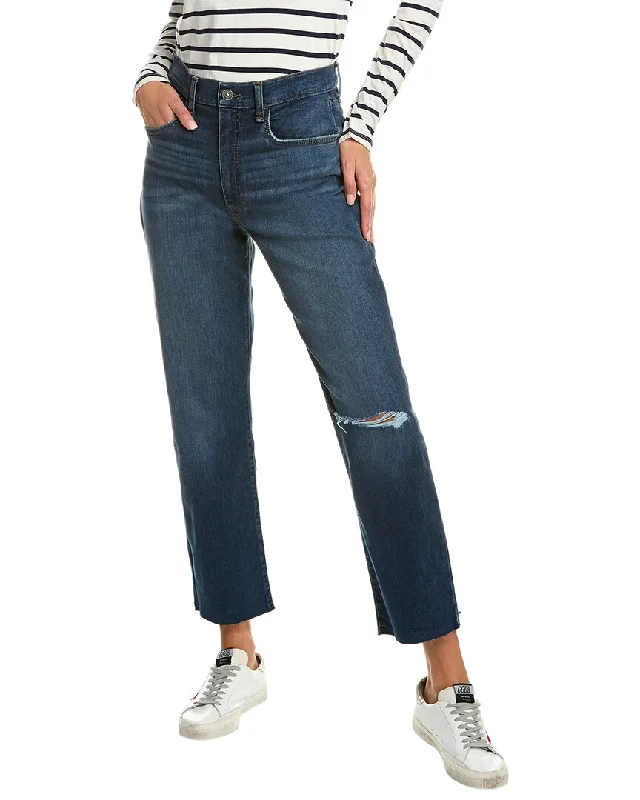 Ripped women jeans for a rebellious and fashion - forward style HUDSON Jeans Kass Emma High-Rise Straight Jean Ripped women jeans for a rebellious and fashion - forward style HUDSON Jeans Kass Emma High-Rise Straight Jean
