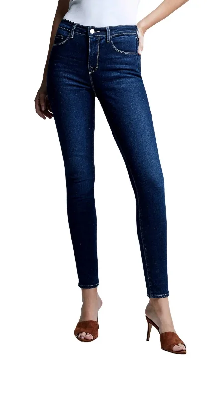 Acid - wash women jeans with a retro finish  Marguerite Skinny Jeans In Gardena