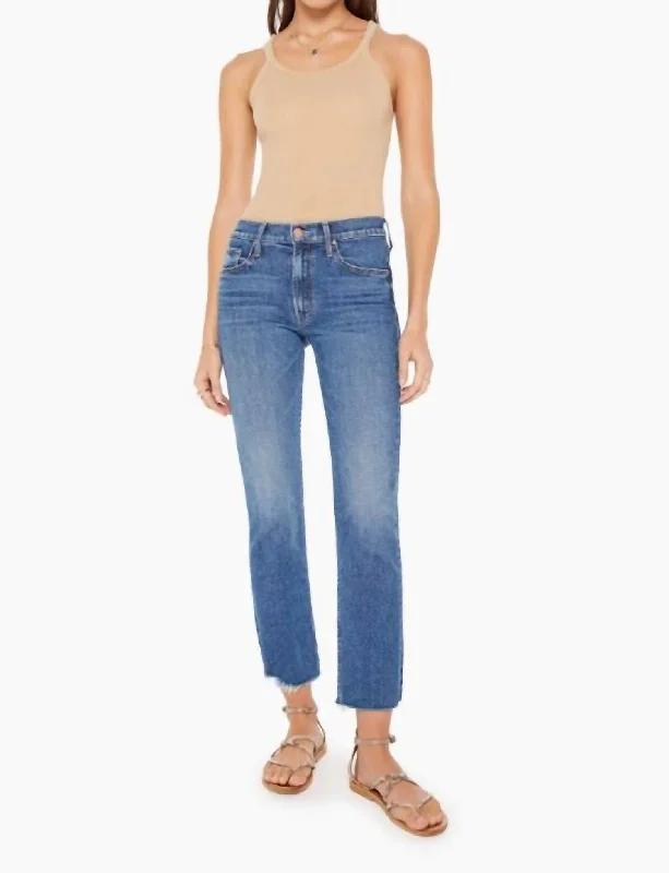 Cargo women jeans with multiple pockets for added functionality Mid Rise Ankle Fray Jeans In Local Charm Cargo women jeans with multiple pockets for added functionality Mid Rise Ankle Fray Jeans In Local Charm