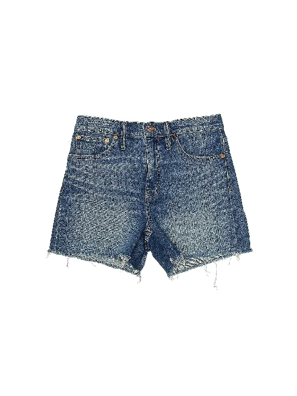 Plus Size Women's Denim Shorts with a Button - Fly in Dark Indigo for a Durable and Timeless Style Mid-Rise Denim Shorts in Medium Wash Plus Size Women's Denim Shorts with a Button - Fly in Dark Indigo for a Durable and Timeless Style Mid-Rise Denim Shorts in Medium Wash