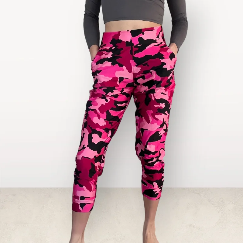 Matching sweater and pants sets for a coordinated outfit Pink Camo Joggers w/ Pockets - Jogger Pants - Rave Clothing, Festival Pants, Camouflage Pants Matching sweater and pants sets for a coordinated outfit Pink Camo Joggers w/ Pockets - Jogger Pants - Rave Clothing, Festival Pants, Camouflage Pants