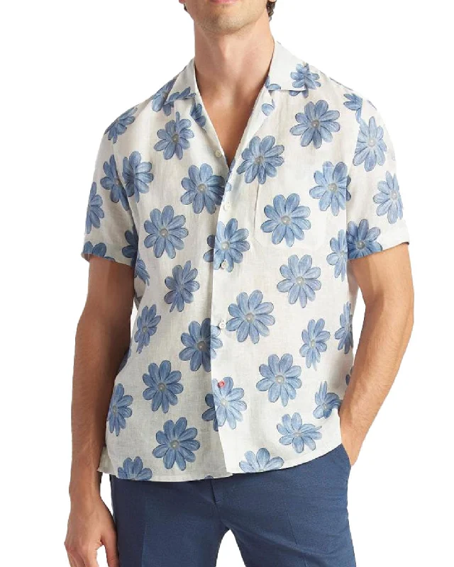 Macro Floral Print Sportshirt