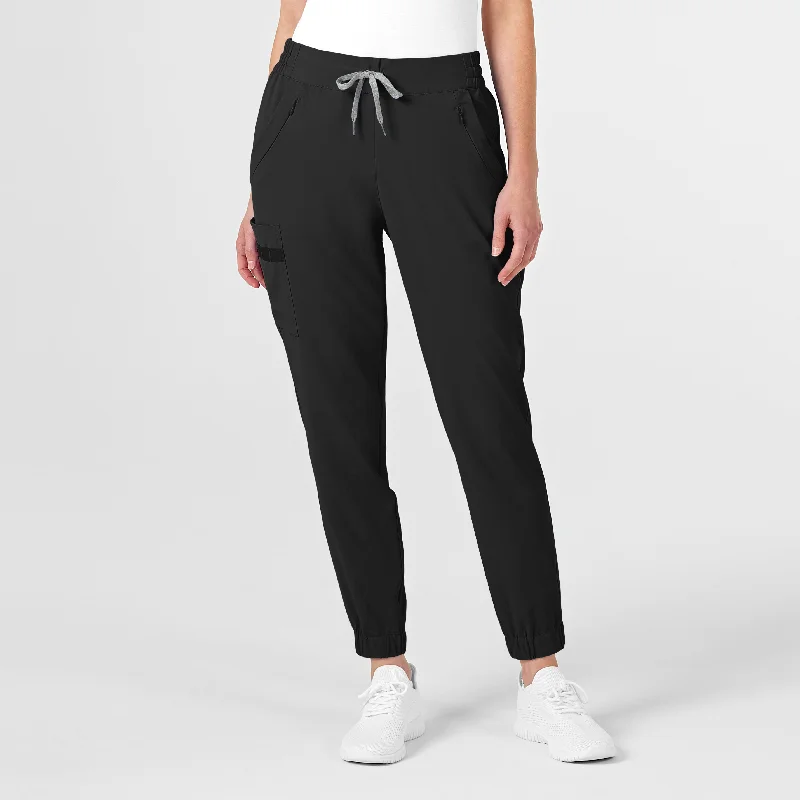 Thermal sweater pants for extreme cold​ RENEW Women's Jogger Scrub Pant - Black