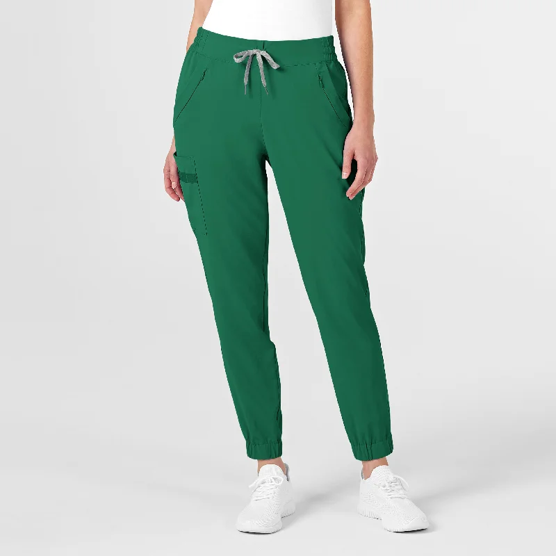 Drawstring - waist sweater pants for adjustability RENEW Women's Jogger Scrub Pant - Hunter Drawstring - waist sweater pants for adjustability RENEW Women's Jogger Scrub Pant - Hunter