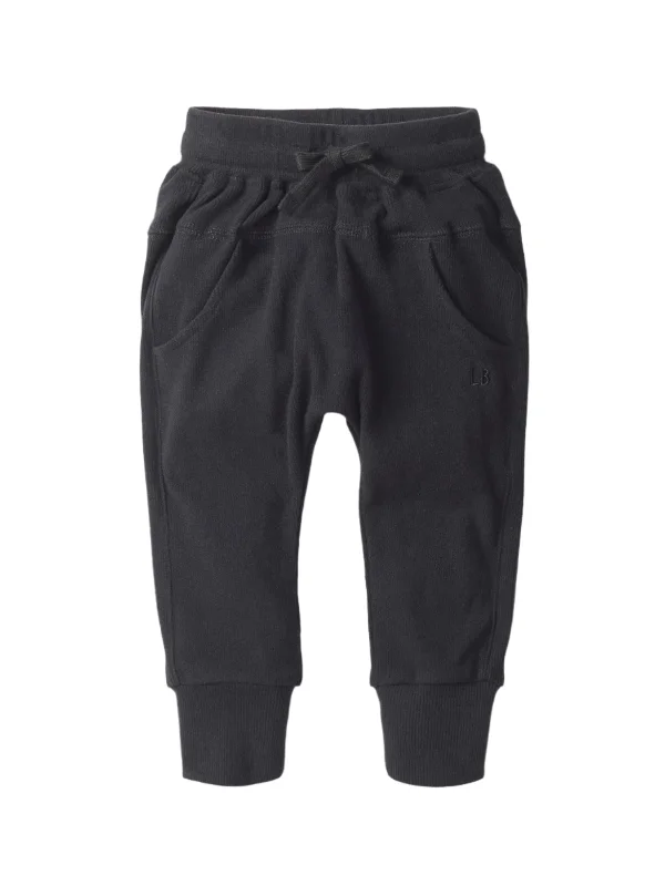 Lounge - wear sweater pants for relaxation at home​ Ribbed Jogger - Black