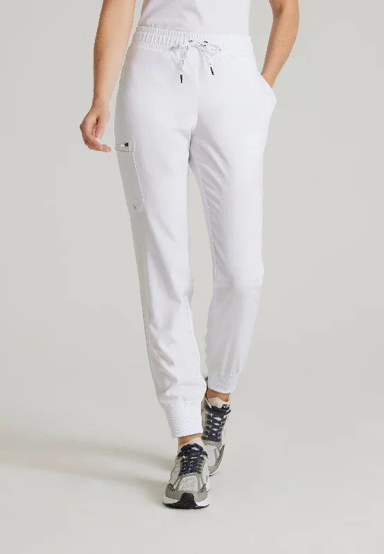 Drawstring - waist sweater pants for adjustability​ Union 5-pocket Mid-Rise Jogger Scrub Pant