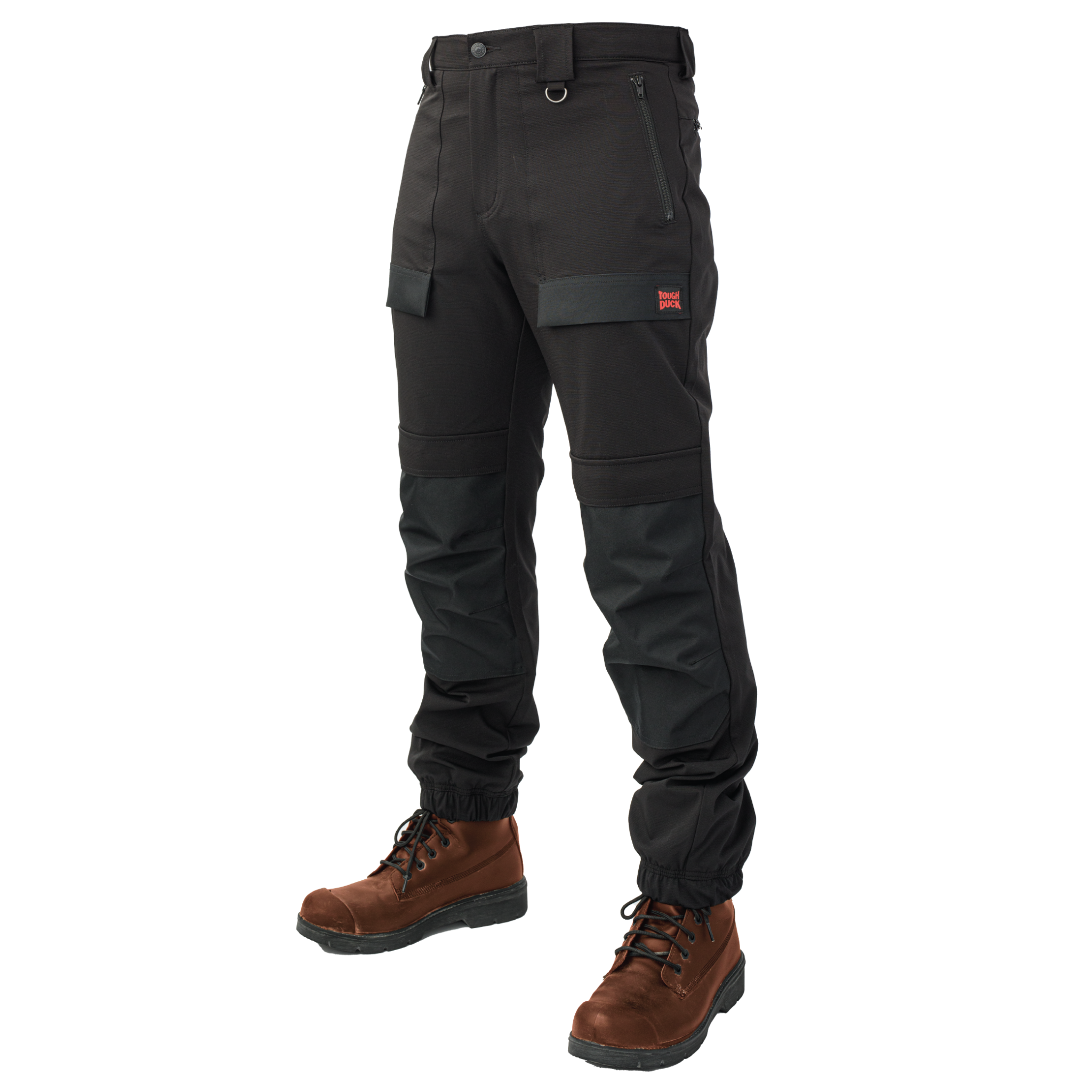 Wide - leg sweater pants for a trendy style Tough Duck Comfort Fit Free Flex Jogger with Tapered Leg - WP14 Wide - leg sweater pants for a trendy style Tough Duck Comfort Fit Free Flex Jogger with Tapered Leg - WP14